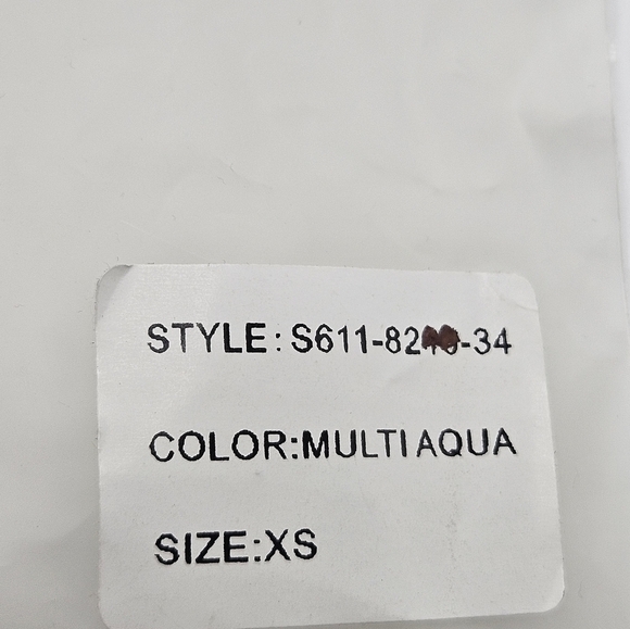 NWT Gypsy 05 Multi Aqua bikini bottom size xs - Picture 7 of 10